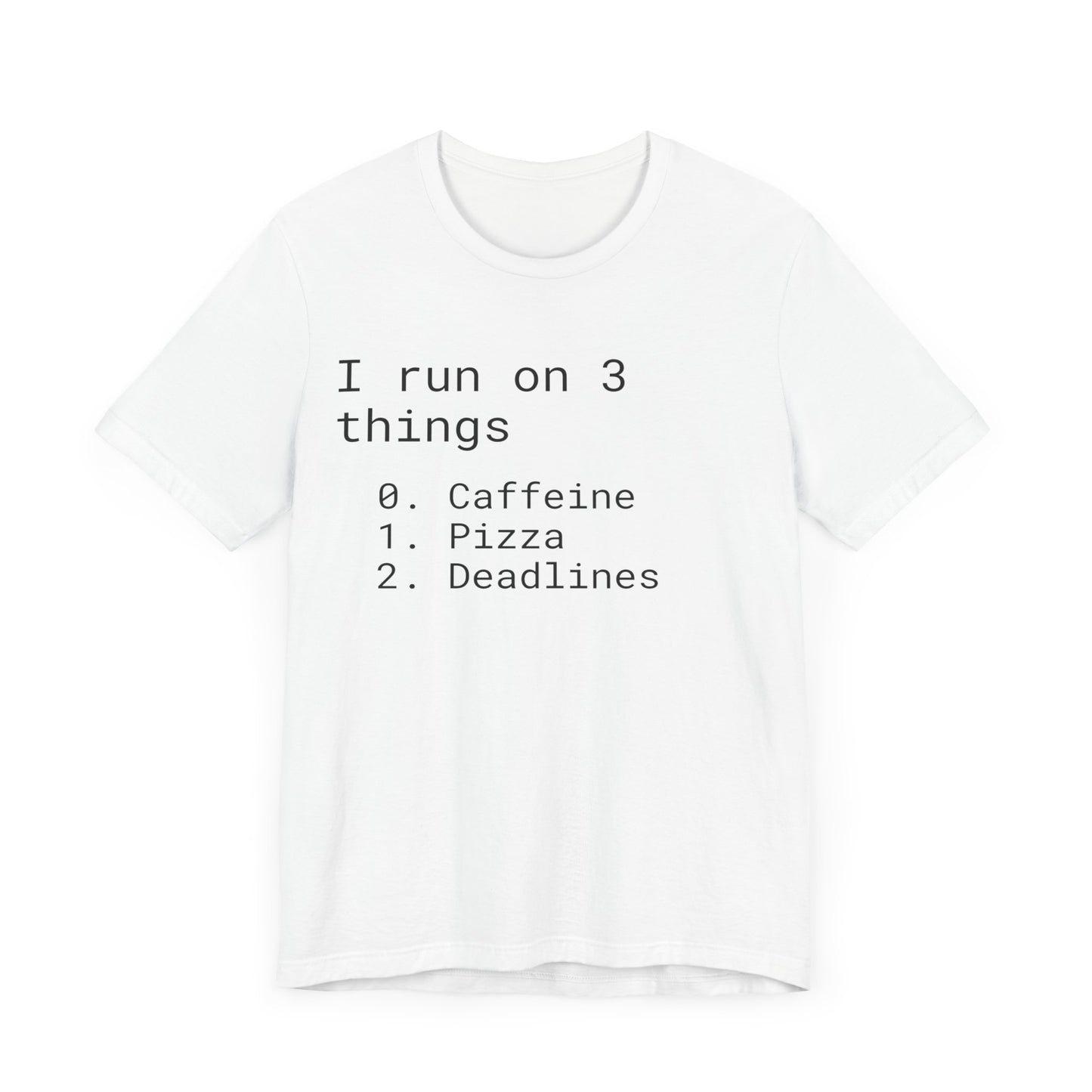 Programmers Run on 3 Things