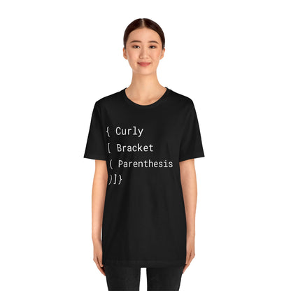 Code Essentials: Curly, Bracket, Parenthesis – The Programmer's Tee