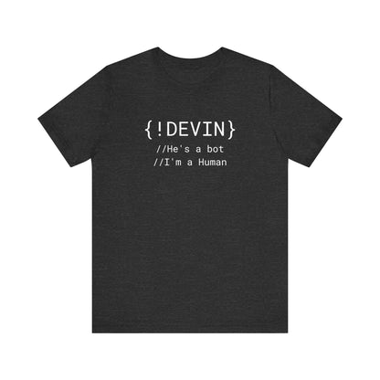 !DEVIN Short Sleeve Tee Shirt