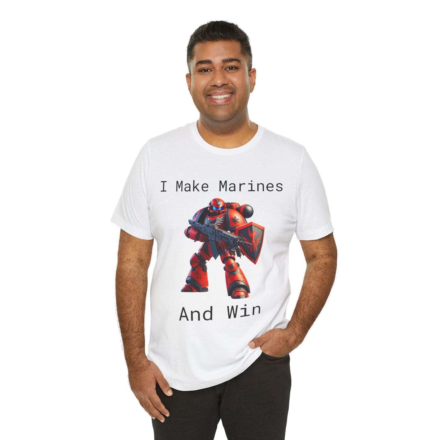 I Make Marines And Win, Starcraft Terran Inspired Shirt