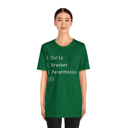 Code Essentials: Curly, Bracket, Parenthesis – The Programmer's Tee