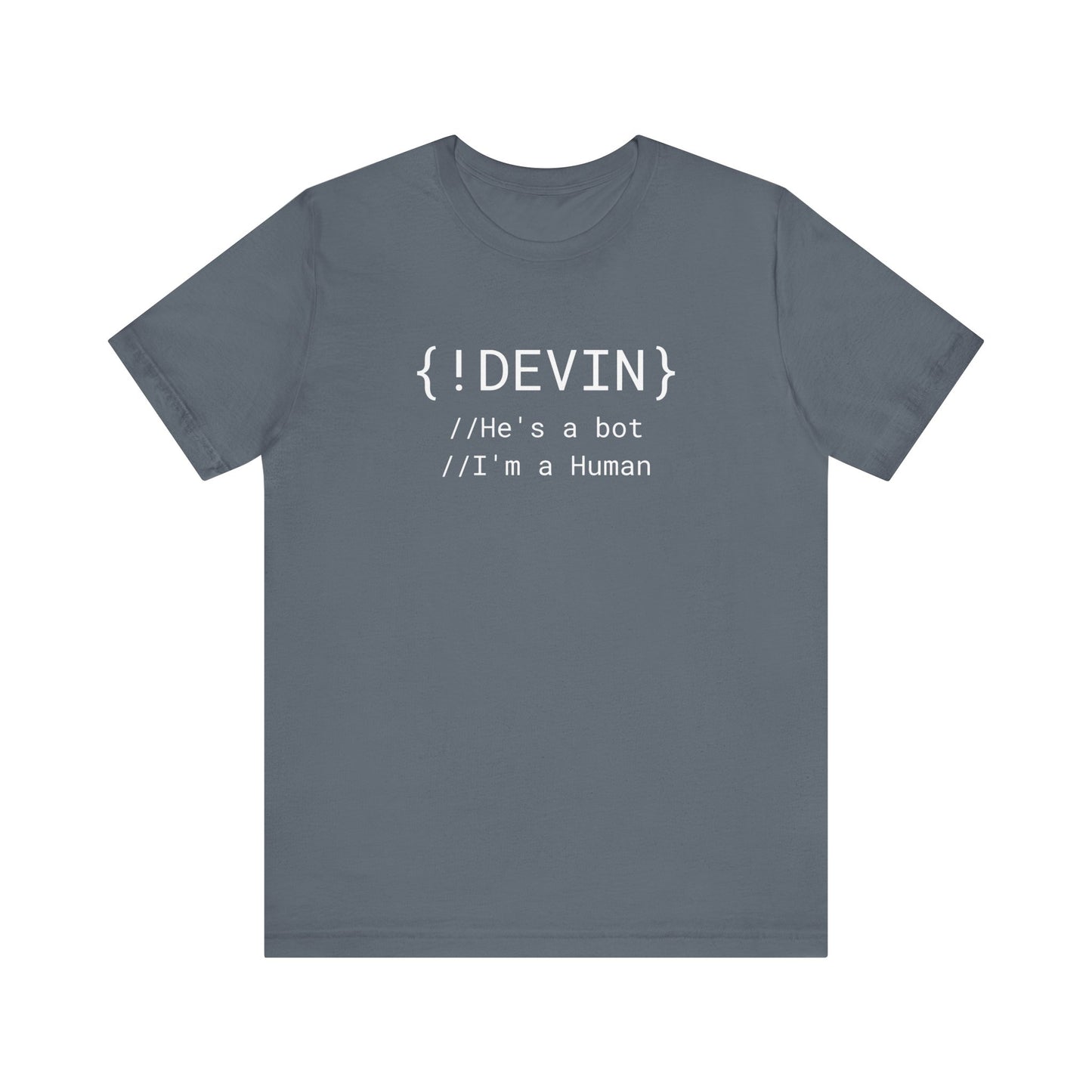 !DEVIN Short Sleeve Tee Shirt