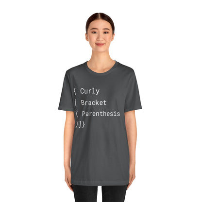 Code Essentials: Curly, Bracket, Parenthesis – The Programmer's Tee