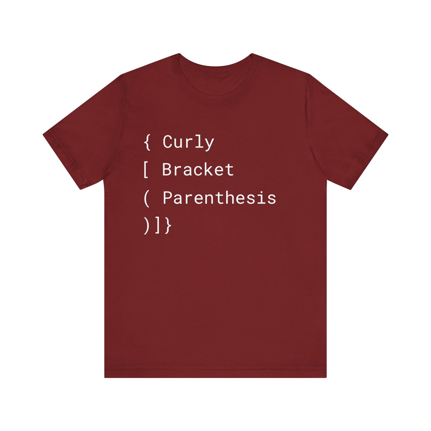 Code Essentials: Curly, Bracket, Parenthesis – The Programmer's Tee