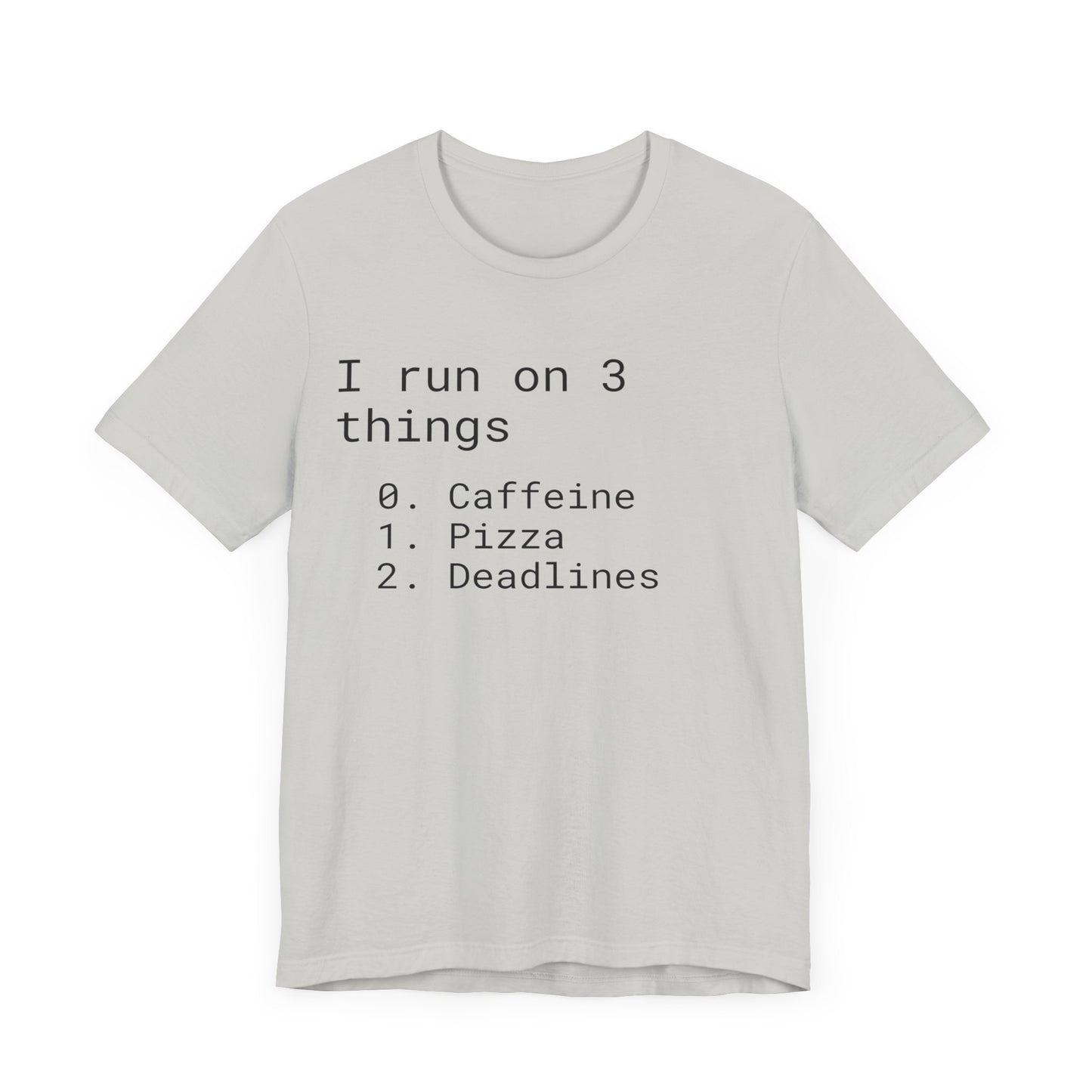 Programmers Run on 3 Things