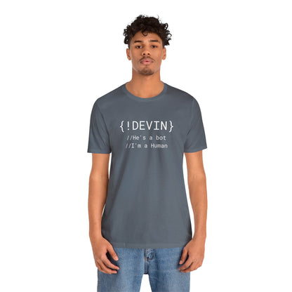 !DEVIN Short Sleeve Tee Shirt