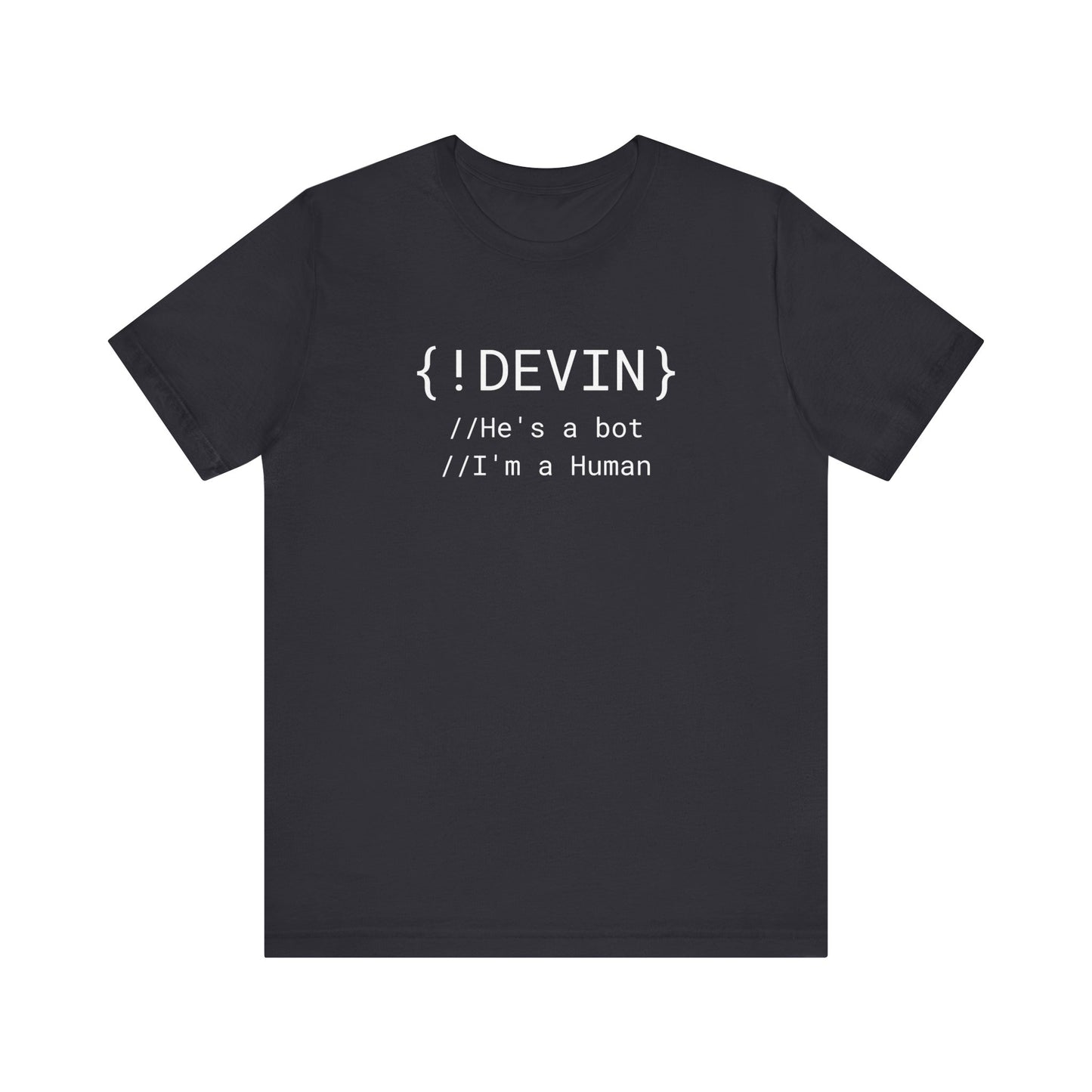 !DEVIN Short Sleeve Tee Shirt