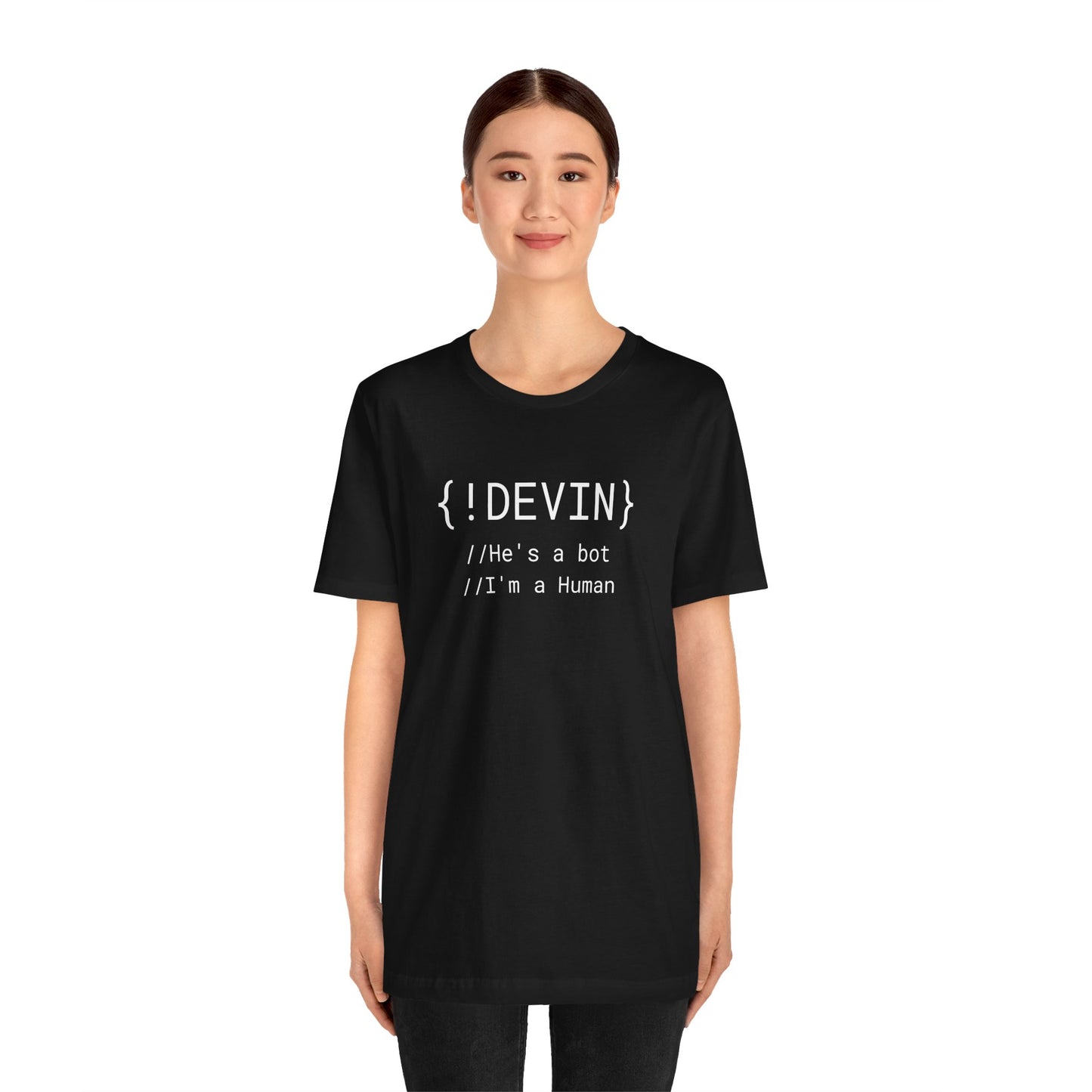 !DEVIN Short Sleeve Tee Shirt