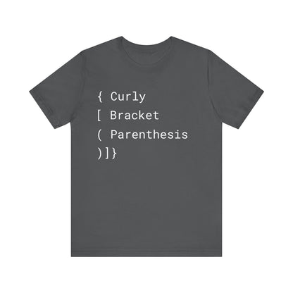 Code Essentials: Curly, Bracket, Parenthesis – The Programmer's Tee