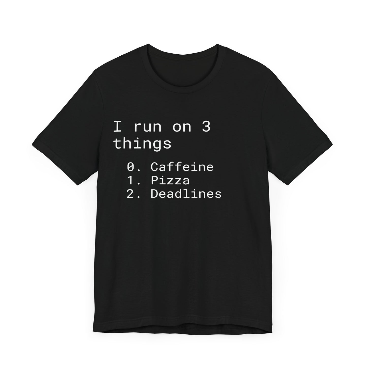 Programmers Run on 3 Things